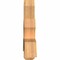 Ekena Millwork Davenport Timber Gable Bracket, Western Red Cedar, 48"W x 28"H x 5 1/2"D x 5 1/2"F, 14/12 Pitch GBW048X28X0606DAV00SWR - alternate 3